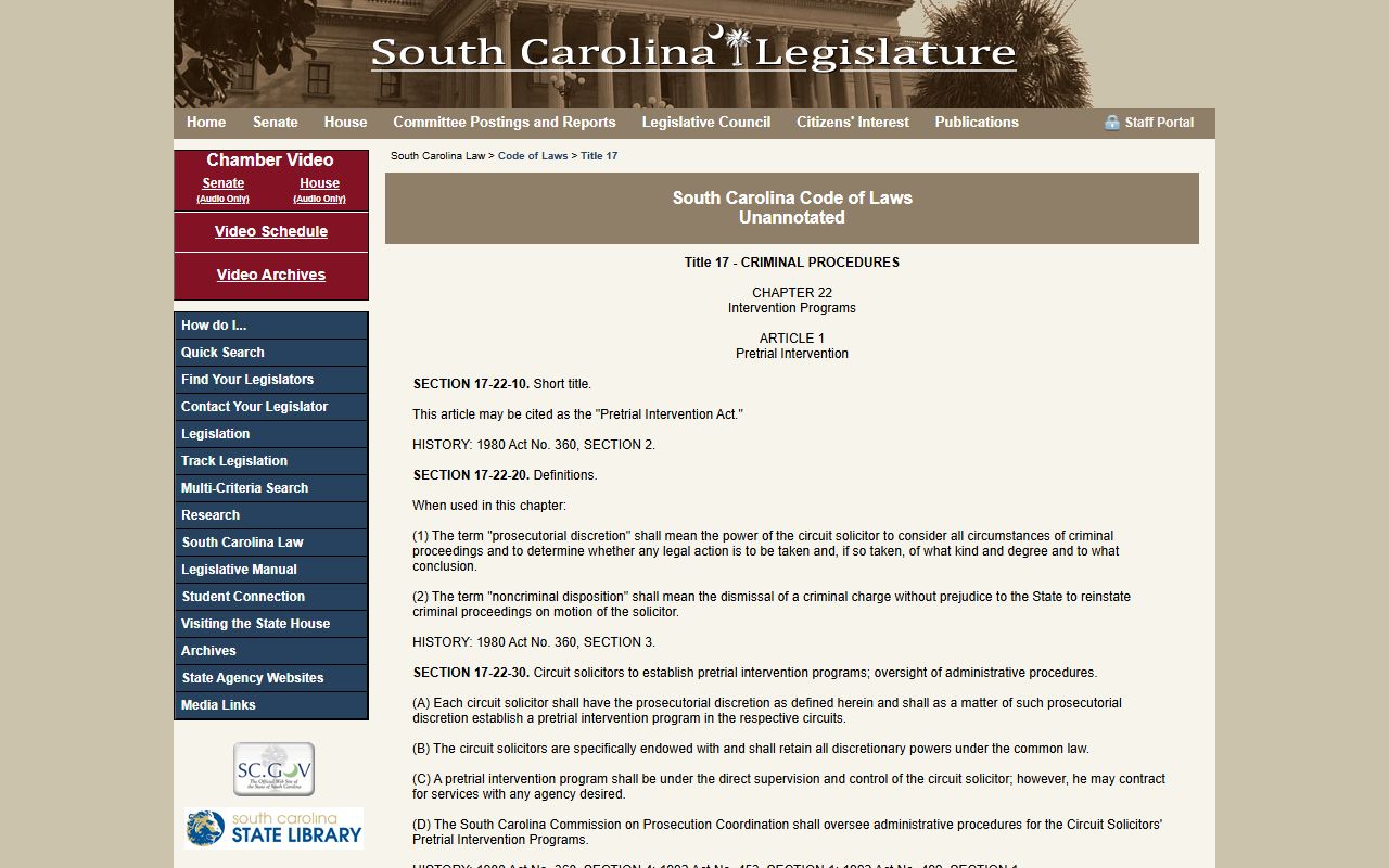 Allendale County criminal court records South Carolina expungement statutes
